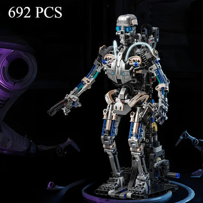 Skeleton Robot Building Block Model, Mechanical Assembly Building Blocks, Children's Building Block Toys, Children's DIY Gifts