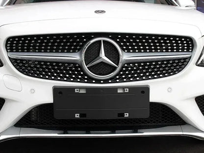 For Mercedes Benz 3D Car Grill Emblem Star Badge Front Grill Logo W204 W205 W213 X253 A B C E S CLA GLB GLC GLE GLS Accessories1