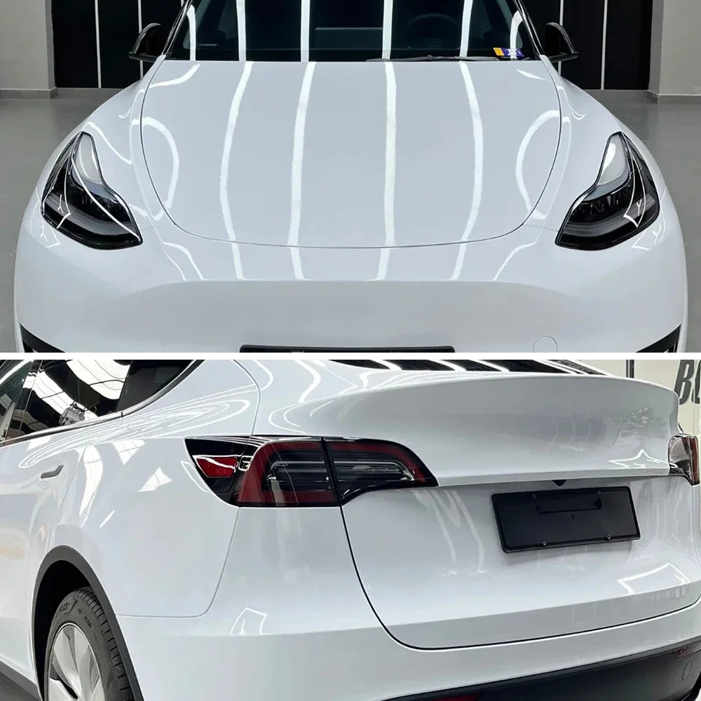 145cmx200cm Car Vinyl Wrap Hood Roof Cover for Car Tuning Accessories Custom Size Sticker Glossy White Auto Door Protective Film