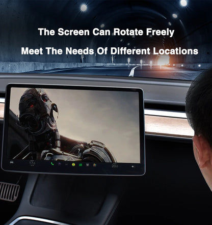 Screen Swivel Tilt Rotation Mount Kit for Tesla Model 3 Highland Y Juniper 2017-2026 Four Direction Screen Rotating Bracket
