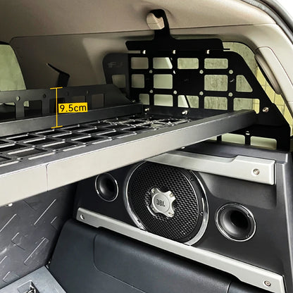 CGZ Molle Panels for Toyota FJ Cruiser 2007-2023 Rear Boot Trunk Shelf Cargo Storage Debris Racks Organizers