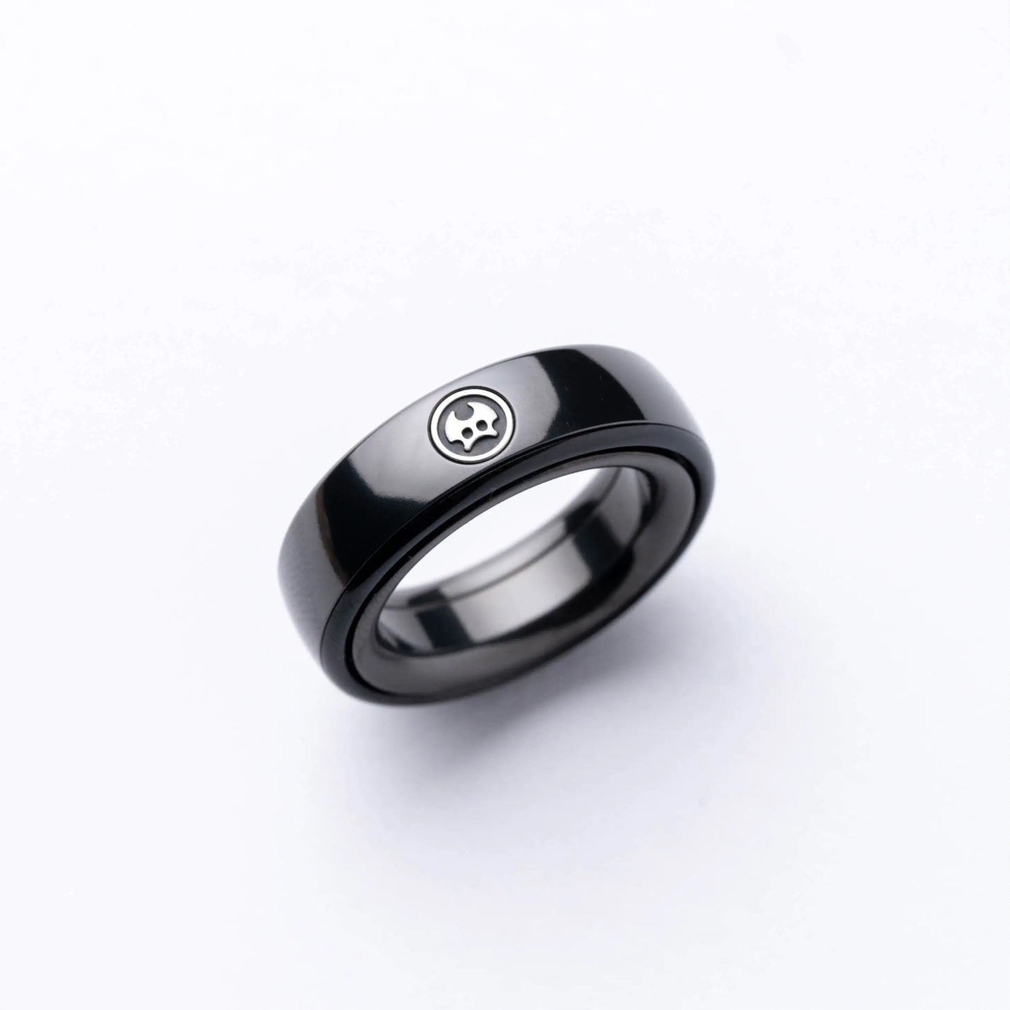LAUTIE Mechanic-I Slim Fidget Ring 18.5mm/20mm PEEK Track Spy Wars Series Traditional Ring Office Desk Accessories