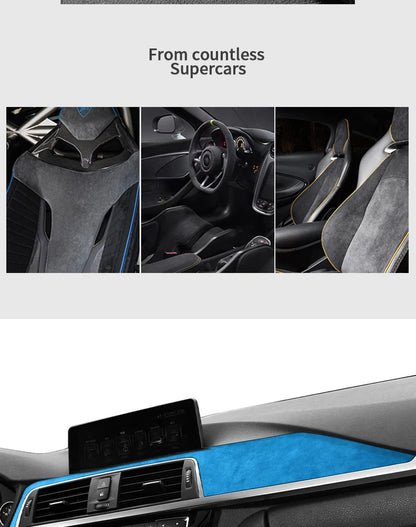 Top Suede For BMW F30 F32 F34 (2013-2019) Center Console Dashboard Instrument Panel Trim Sticker Car Interior Tuning Accessories