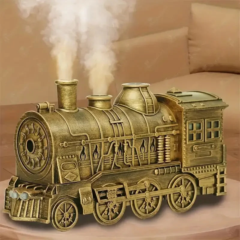 2025 NEW Mini Train Shape Essential Oil Diffuser with Light Cool Mist Air Humidifier Aromatherapy Diffuser for Home Office
