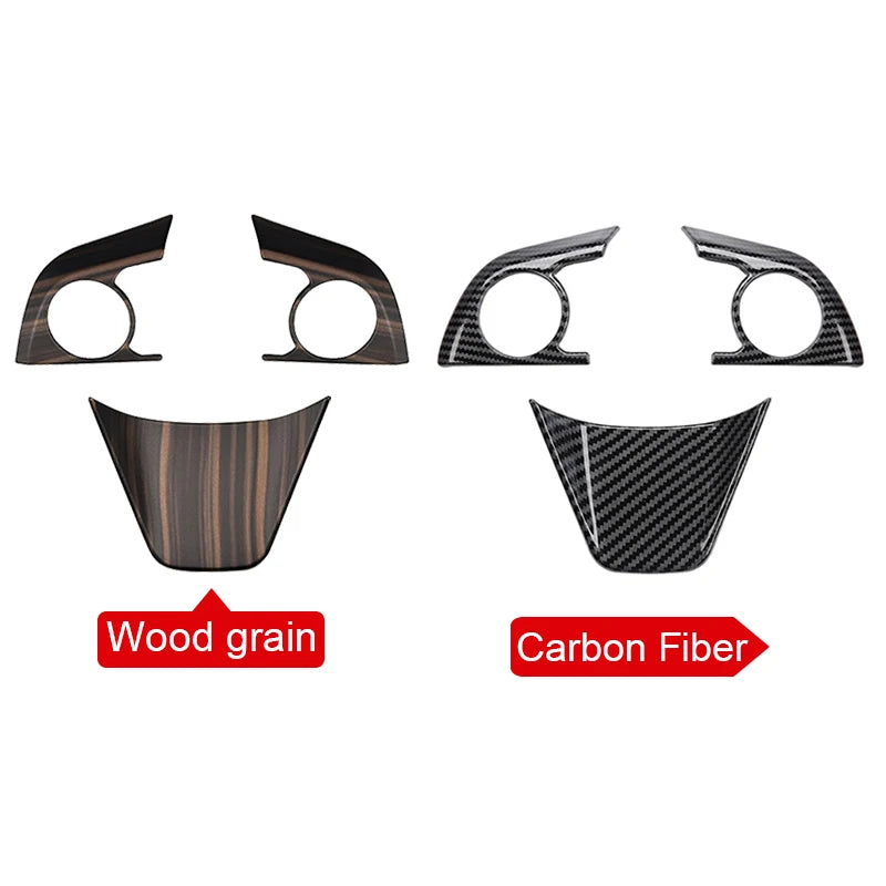 For Toyota Camry XV70 70 2018 2019 2020 2021 2022 2023 ABS Car Steering Wheel Button Panel Trim Cover Decorative Sticker