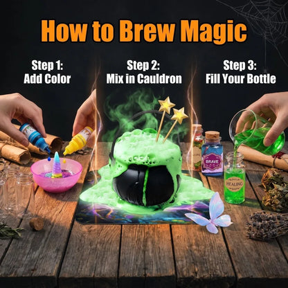 Kids DIY Potion Bottles Craft Kit Fairy Tale Handmade Toy Birthday Gift for School Home Art Activities