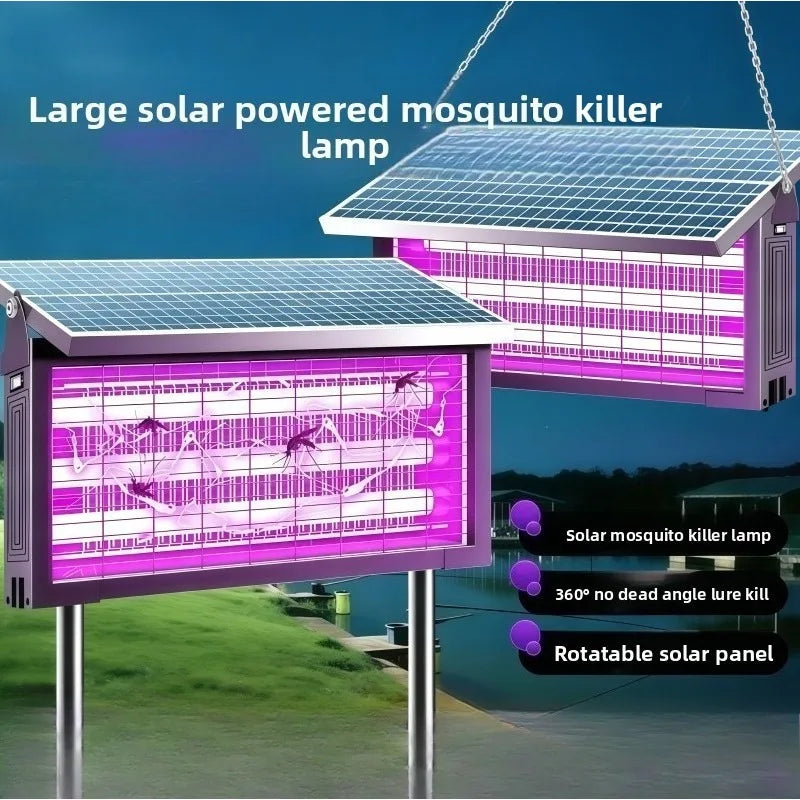 1PC Solar Mosquito Killer Lamp 2 in 1 Outdoor Fly Zapper Anti Mosquito Light Electric Insect Trap for Yard Patio