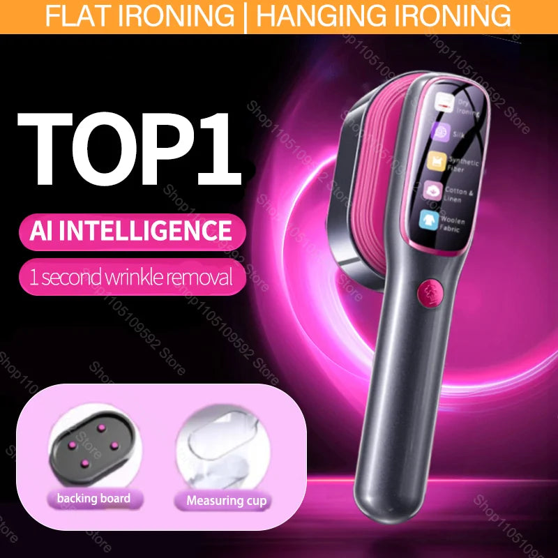 2026 New Model Professional Handheld Garment Steamer 1200W Fast Heating Portable Clothes Fabric Steamer Iron for Home and Travel