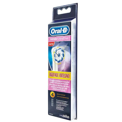 Oral B EB60 Sensi Ultrathin Electric Toothbrush Heads Soft Superfine Bristles Gentle Cleaning Sensitive Gum Protect Gum Bleeding