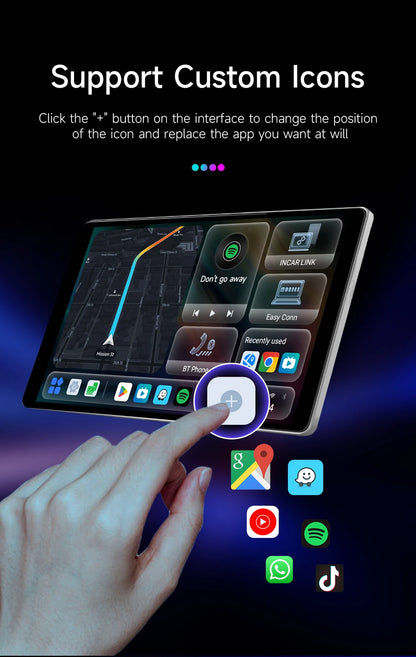 Android 13 HEYINCAR CarPlay AI Box Qualcomm SM6225 Wireless CarPlay Android Auto Smart TV Box For Netflix YouTube 4+64G 8+128G