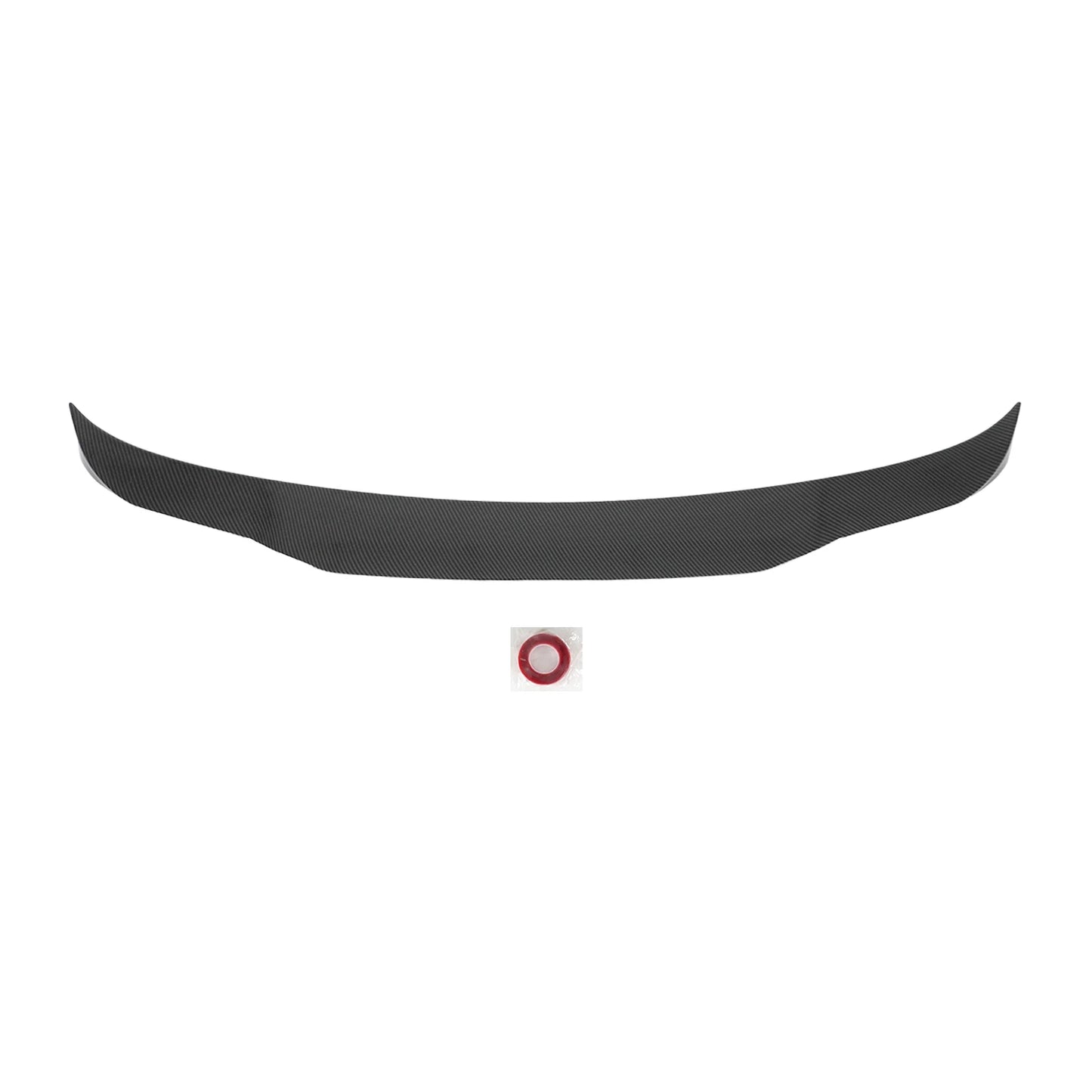 For 2012-2025 Dodge Durango All Models Car Middle Spoiler Rear Trunk Wing Glossy Black Carbon Fiber Painted Car Accessories