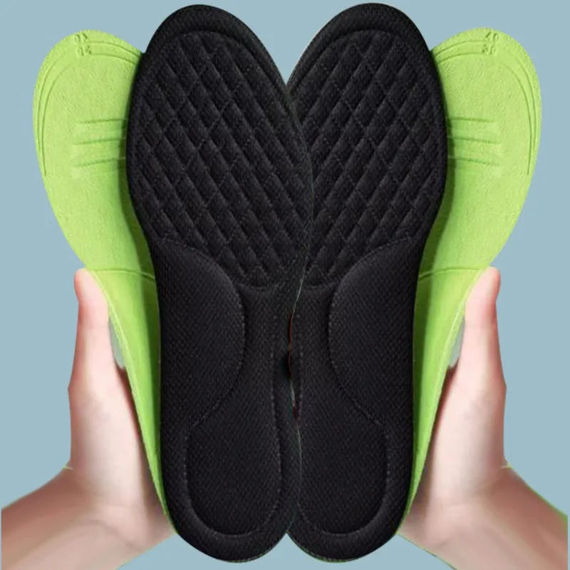 Nano Deodorant Shoe Inserts Breathable Odor Elimination Sports Insoles Sweat Absorbent Anti-smell Shoe Pads for Running Sneakers