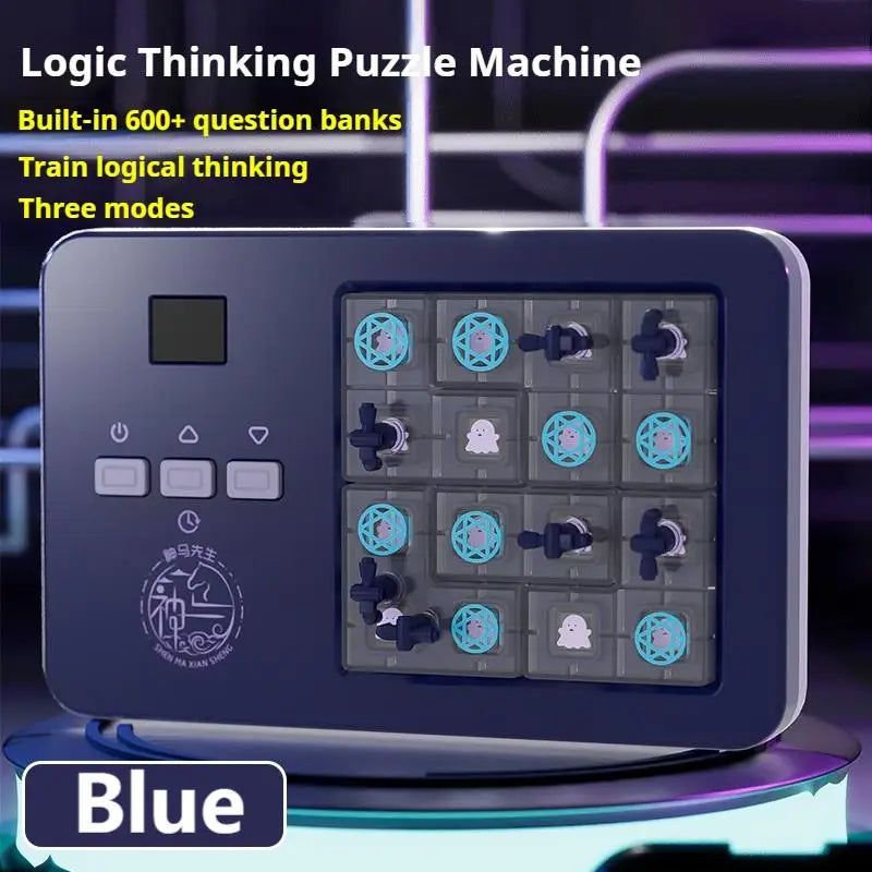 Electronic Puzzle Machine with 600+ Levels Smart Logical Thinking Three Modes Brain Teaser Toys for Children Easter Gift for Kid