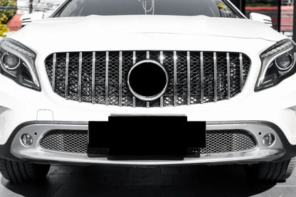 XVIP Chrome Diamonds Style Racing Grille For Mercedes Benz GLA-Class X156 GLA180 GLA200 GLA250 2014-2016 GTR Style Bumper Grille