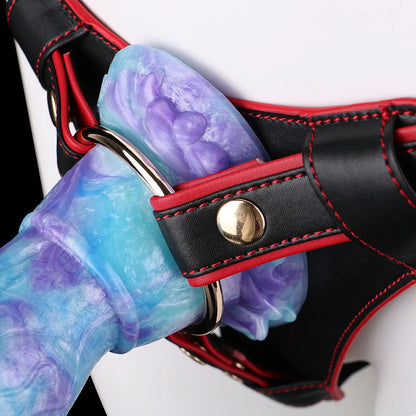 LEZEE Sexual Belt Leather Briefs Body Bondage Harness Strap On Belts For Wearable Dildo Penis Penetration Auxiliary Pants Strap