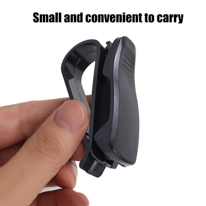 2/1pcs Auto Sun Visor Glasses Box Sunglasses Clip Card Ticket Holder Stand Universal Fastener Case Eyeglasses Car Accessories