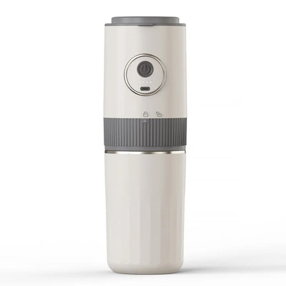 All-in-One Coffee Maker Travel-Friendly Handheld Espresso Machine with Built-in Grinder Mini Pour over Cup for Home And Outdoor