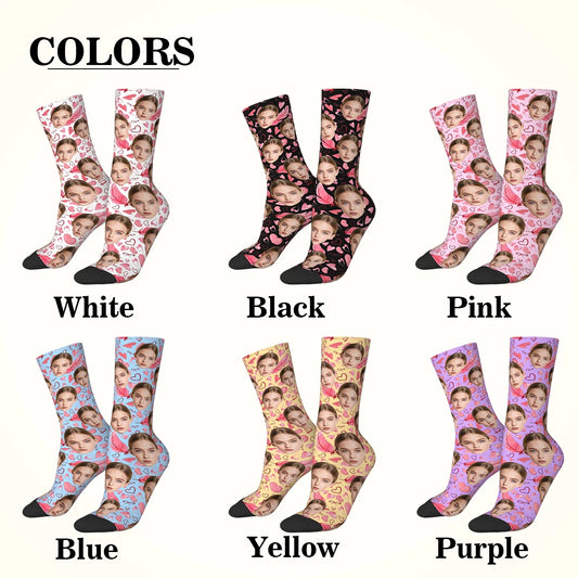 Custom avatar socks for men and women custom photo socks DIY personalized picture socks photo socks personalized gifts