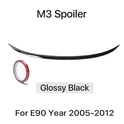 Carbon Fiber Rear Bumper Trunk Spoiler Boot Lid  For BMW 3 Series E90 PSM MP M4 Style Wing Lip 2005-2012  325i 328i 335i 330i
