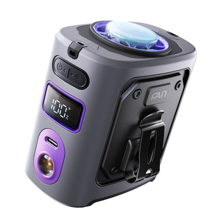 2026 New Waist Clip Fan Semiconductor Cooling Mini Personal Air Conditioner Portable Wearable Cooling Fan Hands-Free Outdoor