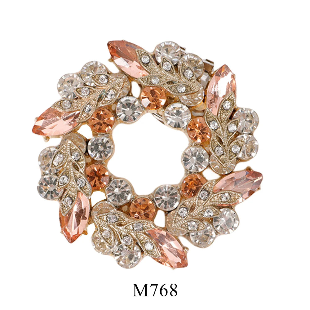 1Pc Shiny Shoes Clips Women High Heel Rhinestone Wedding Bride Shoes Charm Buckle Decorations Jewelry Shoes Accessories