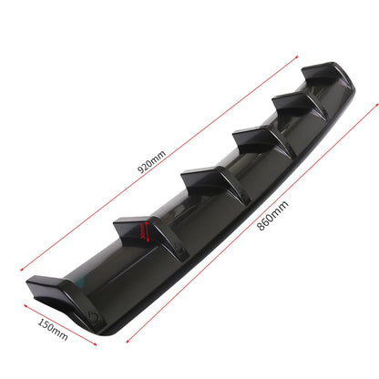 For F0rd Mustang S197 2004-2014 Car Rear Bumper Side Diffuser Lip Spoiler Splitter Spoiler Shark 6 Fins Wing Body Kit