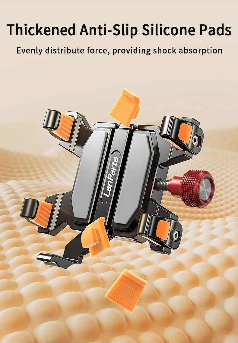 Apex Rush Car Phone Holders  360°Adjustable Metal Five-Claw Phone Clamp Military-Grade Strongest Suction Car Mount
