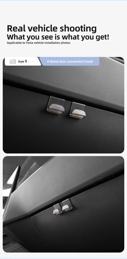 for Tesla Model X Car Under Seat Storage Box Center Console Wireless Charging Pad Armrest Storage Pad Organizer Tray Accessories