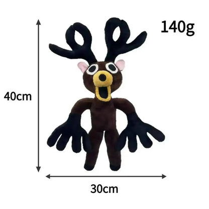 2026 New 99 Nights In The Forest Plush Game Merchandise Brown Stand And Sit Elk Deer White Owl Stuffed Doll Pillow For Kid Gifts