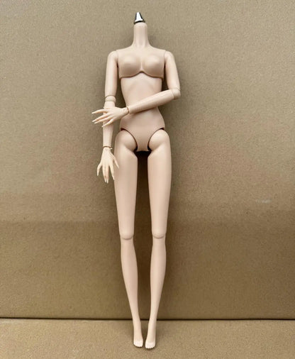 Original LULY Doll Body 8 Skin Tones High Quality Big Boobs 29CM 1/6 Replacement Body For Barbi/FR/IT Doll Heads