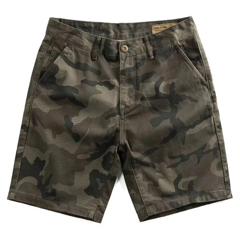 Short Pants for Men with Pockets Camo Mens Cargo Shorts Camouflage Japanese Street Style Elegant Hevy Whate Streetwear Clothing