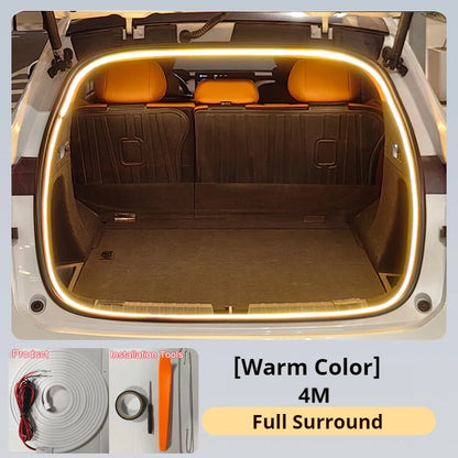 Rear Trunk LED Light Bar Strips Trunk Interior Decorative Lamp Strip Fit For Subaru Forester Interior Accessory Atmosphere