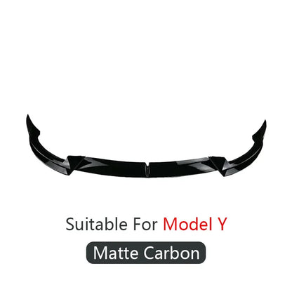 For Tesla Highland Model 3 Y 2016-2024 Front Lip Sport Bumper Spoiler Gloss Carbon Print Rear Spoiler Rear Wing Body Kits Bumper