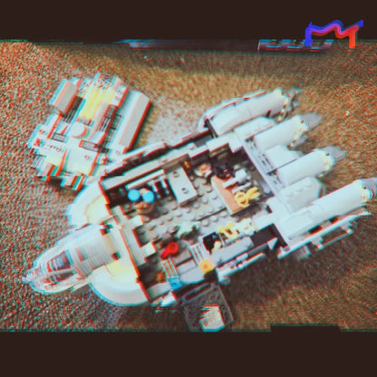 2026 Moc Anzellan Spacecraft Bricks Building Blocks Compatible 701pcs Starship Dispaly Model Birthday Gifts for Adults Toys