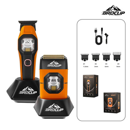 BRDCLIP Professional Hair Clippers Rechargeable Hair Trimmer Vector Motor Haircut DLC Blade Clippers For Man BRD-106 BRD-2601