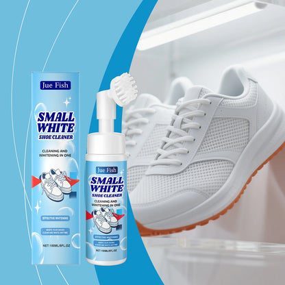 White Shoe Cleaner No-Wash Dry Cleaning Foam Decontamination Whitening Polish Leather Suede Canvas Sneakers Quick Cleanse Care