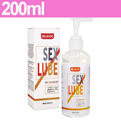 300ml Fresh Cool Personal Lubricant Anal Vagina Long-Lasting Lubrication for Couple Gay Intimate Water Based Lube Adult Products