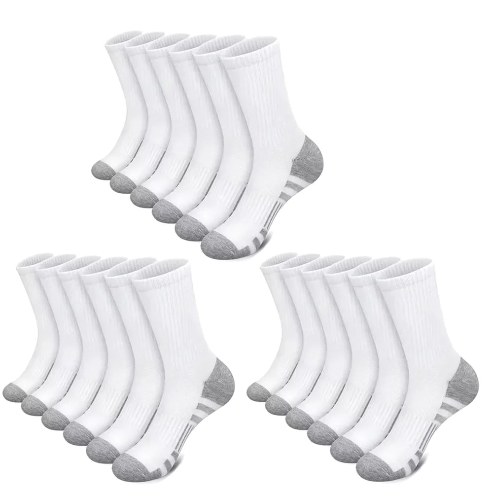 Men's 10/30 Pairs Running Socks Set Soft Comfortable Summer Sweat Wicking Breathable Sports Socks for Basketball And Active Life