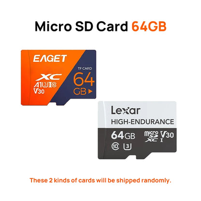 HIGH-ENDURANCE Micro SD 32GB 64GB 128GB TF Card USH-3 for 70mai 4K Dash Cam A810 A800SE A800S A510 A500S M310 S500 EAGET Card
