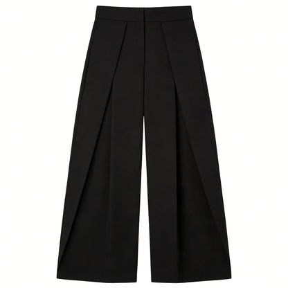 Women's Baggy Pants Woman Trousers Striped Wide Leg Pants Ladies Fashion Casual y2k Pants 2025 Autumn Elegant Pleated Long Pants