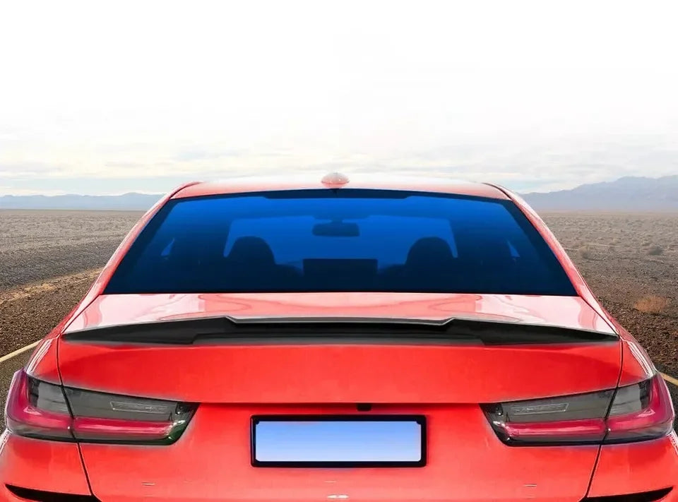 XVIP Car M4 Style Roof Spoiler Glossy Black Wings For BMW 3 Series G20 G28 2019-2022 330i 330e Sedan ABS Ducktail Trunk Spoilers