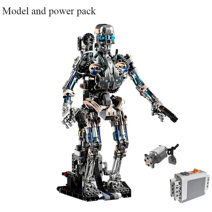 Skeleton Robot Building Block Model, Mechanical Assembly Building Blocks, Children's Building Block Toys, Children's DIY Gifts