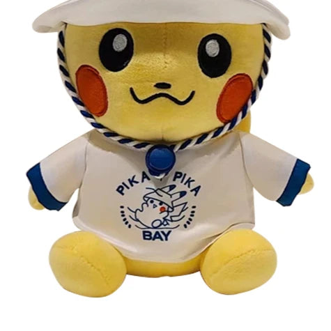 Kawaii Tokyo Bay Pikachu Stuffed Toys Cartoon&Cute Pikachu Plush Dolls Throw Pillow Birthday Gift for Kids Friends Boys