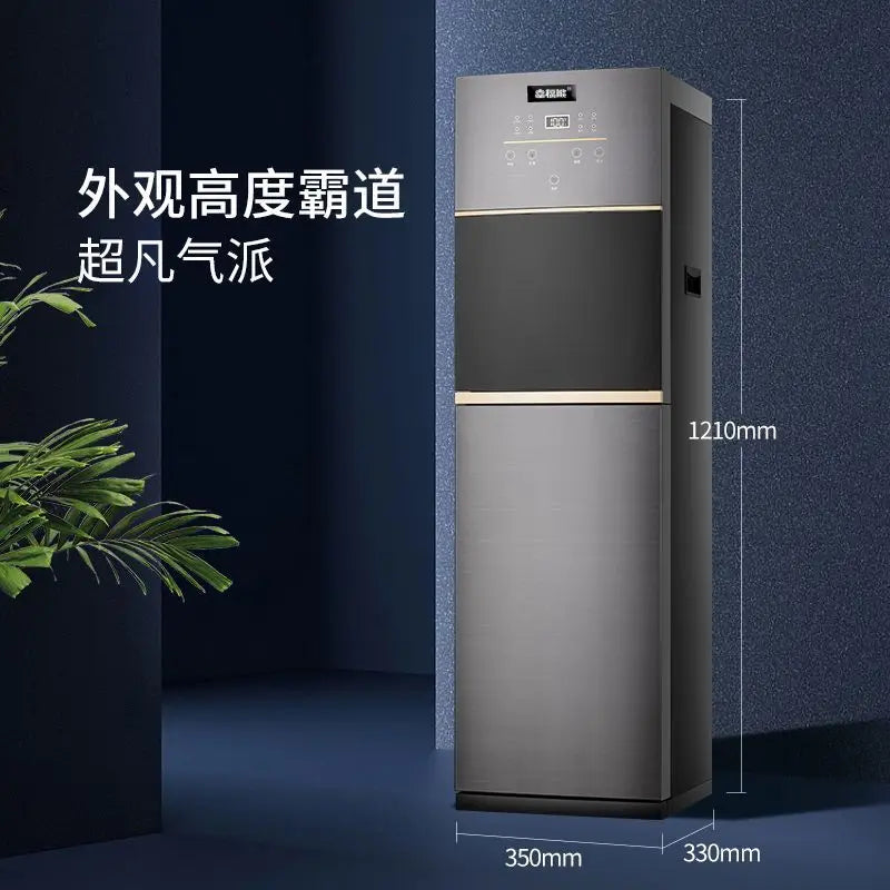 High-end instant hot water dispenser with bottom bucket, hot and cold dual-purpose fast heating luxury large new tea bar machine