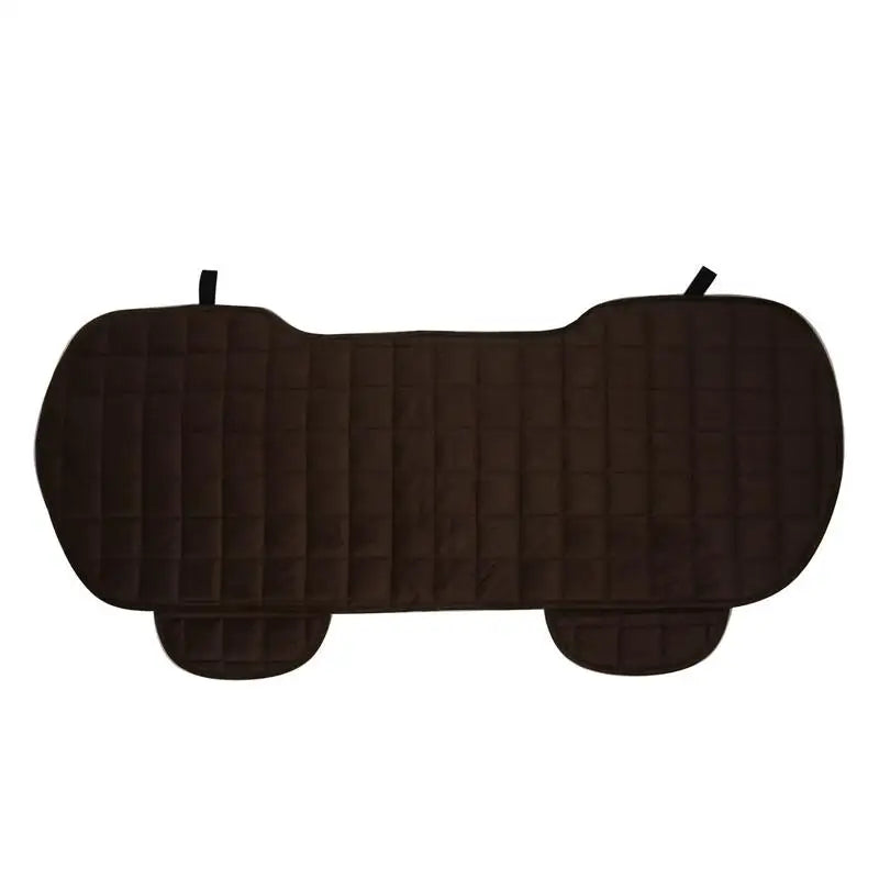 Car Seat Cover Front Rear Flocking Cloth Cushion Non Slide Winter Auto Protector Mat Pad Keep Warm Universal Fit Truck Suv Van