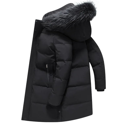 Down Jacket Man Long Men's Puffer Jacket Winter Coats For Men Duck Down Jacket Men Parkas Overcoat Padded Cold Clothes Feather