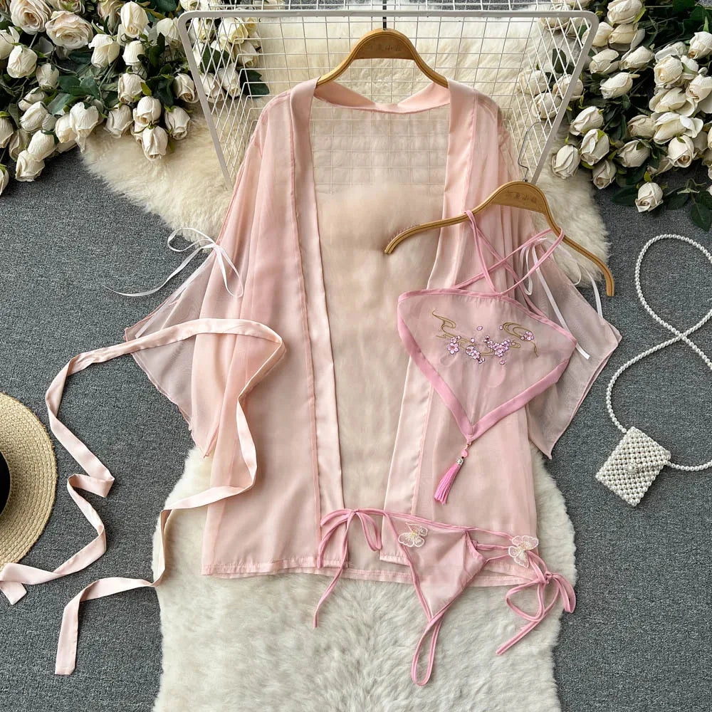 Sexy Lace Strap Jumpsuit Slim Fit Transparent Women's Pajamas Halter Playsuit Erotic Lingerie Catsuit Backless Hollowed Bodysuit