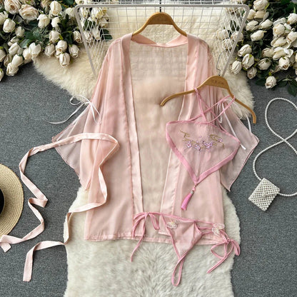 Sexy Lace Strap Jumpsuit Slim Fit Transparent Women's Pajamas Halter Playsuit Erotic Lingerie Catsuit Backless Hollowed Bodysuit