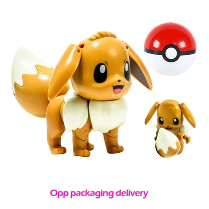 Pokemon Pokeball Figure Pikachu Dragonite Lapras Psyduck Mewtwo Gyarados Solgaleo Lunala Eevee Poke Ball Toy Kids Birthday Gift