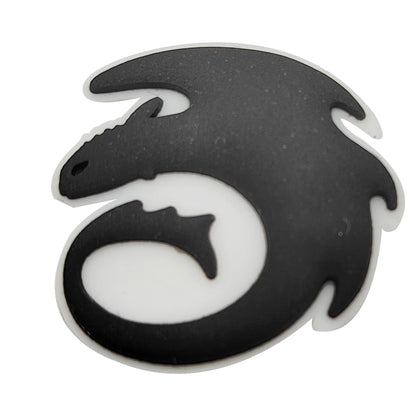 1-16pcs Cartoon Dragon Shoe Charms PVC Anime Shoes Accessories Fashion Boys Sandals Garden Shoe Buckle DIY Charms